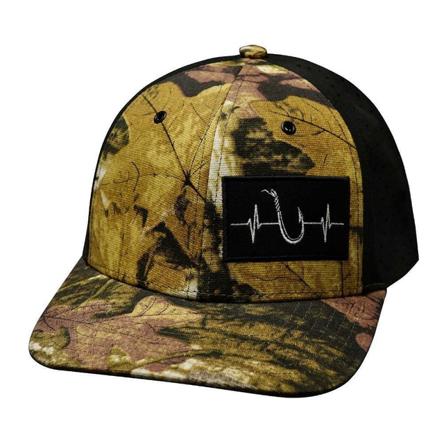 Fishing - 6 Panel - Maple Leaf / Black