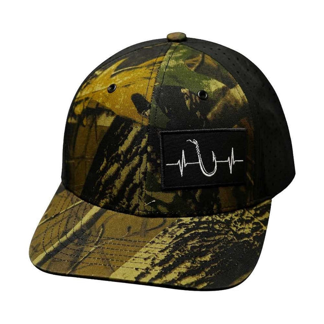 Fishing - 6 Panel - Tan Tree Camo / Black