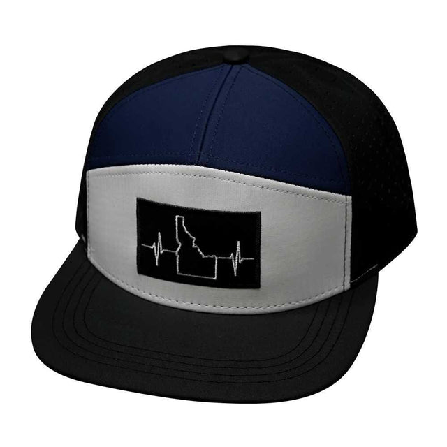 Idaho - 7 Panel - Black / White / Navy