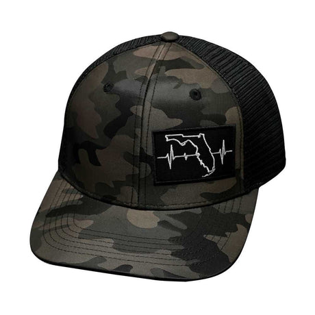 Youth** Florida - 6 Panel - Tan Camo / Black