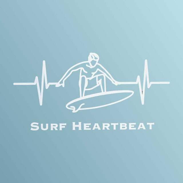 Surf - Sticker - Vinyl - White
