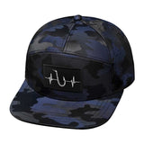 Fishing - 7 Panel -Navy Blue Camo