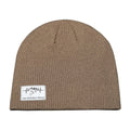 Mountains Beanie - No Cuff - Tan
