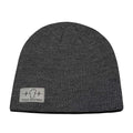 Mountains Beanie - No Cuff - Gray
