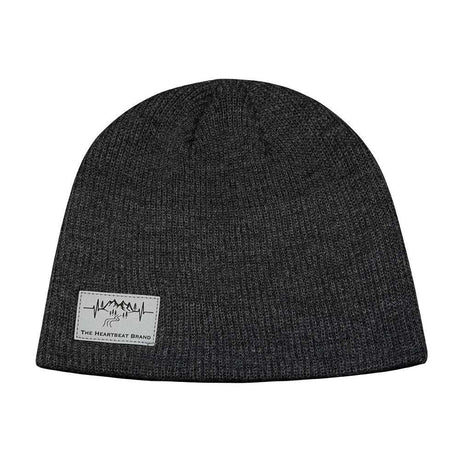 Mountains - Beanie - No Cuff - Charcoal
