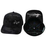 Fishing Hat, Baseball Hat, Snapback Hat, Black Camo, Mens Hat, Womens Hat, Main Picture