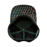 Fishing Hat, Flat Bill, Snapback Hat, Soft Teal Camo, Mens Hat, Womens Hat, Underbill Picture