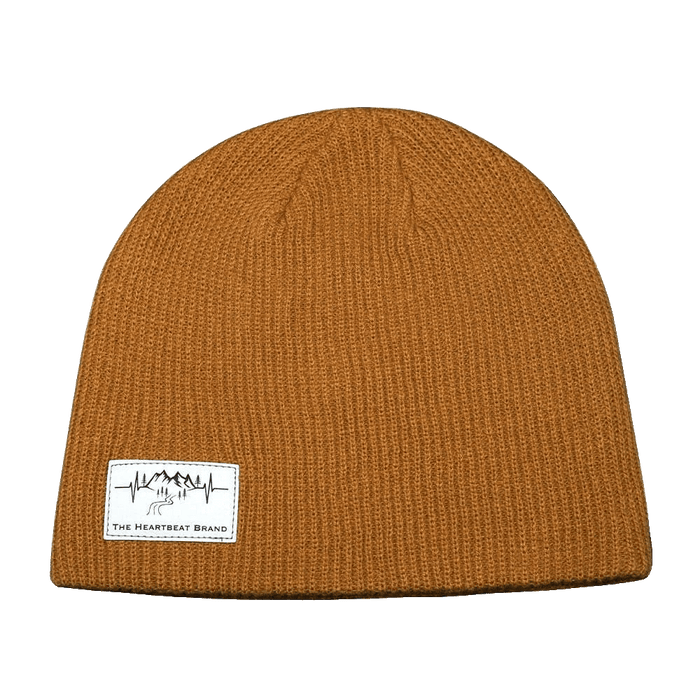 Mountains Beanie - No Cuff - Copper