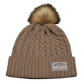 Mountains Beanie - Pom - Tan