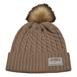 Mountains Beanie - Pom - Tan