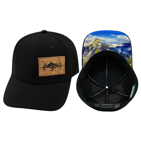 Mountains Hat, Baseball Hat, Snapback Hat, Black, Mens Hat, Womens Hat, Main Picture