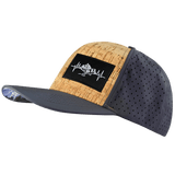 Mountains Hat, Baseball Hat, Snapback Hat, Cork, Charcoal, Mens Hat, Womens Hat, Side Picture