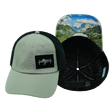 Mountains Hat, Dad Hat, Snapback, Green, Black, Mens Hat, Womens Hat, Main Picture