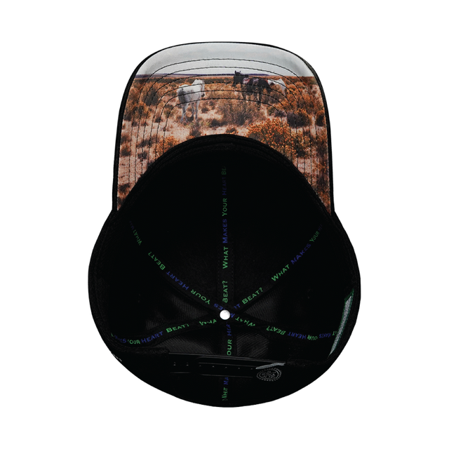 Nevada Hat, Athletiic Fit,  Airmesh, Snapback Hat, Black, Mens Hat, Womens Hat, Underbill Picture