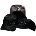 Nevada Hat - Baseball Hat - Black Camo / Black - Trucker Mesh