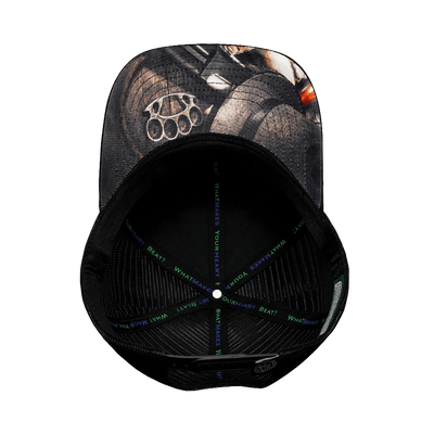 Nevada Hat, Baseball Hat, Snapback Hat, Black Camo, Black, Mens Hat, Womens Hat, Underbill Picture