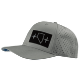 Nevada Hat, Baseball Hat, Snapback Hat, Gray, Mens Hat, Womens Hat, Side Picture