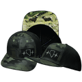 Nevada Hat - Baseball Hat - Green Camo / Black - Trucker Mesh