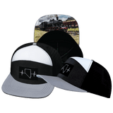 Nevada Hat, Flat Bill, Snapback Hat, Gray, Charcoal, White, Black, Mens Hat, Womens Hat, Main Picture