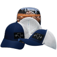 Nevada Hat, Low Profile, Snapback Hat, Navy, White, Mens Hat, Womens Hat, Main Picture 
