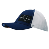 Nevada Hat, Low Profile, Snapback Hat, Navy, White, Mens Hat, Womens Hat, Side Picture 