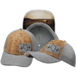 Nevada Hat, Low Profile, Snapback Hat, Cork, Heather Gray, Gray, Mens Hat, Womens Hat, Main Picture 