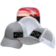 Nevada Hat, Low Profile, Snapback Hat, Heather Gray, White, Mens Hat, Womens Hat, Main Picture 