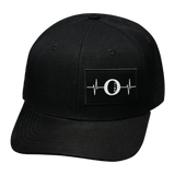 Oceanside Hat, Baseball Hat, Snapback Hat, Fabric Back, Black, Mens Hat, Womens Hat, Front Picture