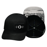 Oceanside Hat, Baseball Hat, Snapback Hat, Fabric Back, Black, Mens Hat, Womens Hat, Main Picture