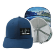 Paddle Board Hat, Baseball Hat, Snapback Hat, Navy, Gray, Mens Hat, Womens Hat, Main Picture