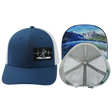 Paddle Board Hat, Baseball Hat, Snapback Hat, Navy, Gray, Mens Hat, Womens Hat, Main Picture