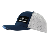 Paddle Board Hat, Baseball Hat, Snapback Hat, Navy, Gray, Mens Hat, Womens Hat, Side Picture