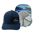 Paddle Board Hat, Baseball Hat, Snapback Hat, Navy, Gray, Mens Hat, Womens Hat, Main Picture