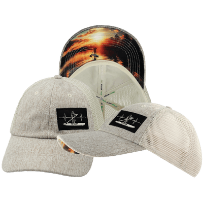 Paddle Board Hat — Dad Hat, Sand Hemp / Sand, Soft Trucker Mesh