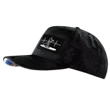 Paddle Board Hat, Trucker Hat, Snapback Hat, Black Camo, Mens Hat, Womens Hat, Side Picture