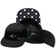 Pickleball Hat, 5 Panel Hat, Strapback, Black, Mens Hat, Womens Hat, Main Picture