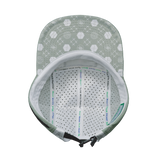Pickleball hat, 5 Panel Hat, Strapback, Sage, Cream, White, Mens Hat, Womens Hat, Underbill Picture
