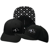 Pickleball Hat, Baseball Hat Fit, Snapback, Black, Mens Hat, Womens Hat, Main Picture