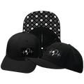Pickleball Hat - Baseball Hat Fit - Black - Laser Mesh
