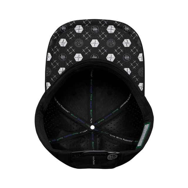 Pickleball Hat, Baseball Hat Fit, Snapback Hat, Black, Mens Hat, Womens Hat, Underbill Picture 