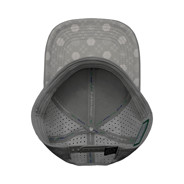 Pickleball Hat, Baseball Hat Fit, Snapback Hat, Light Gray, Mens Hat, Womens Hat, Underbill Picture 