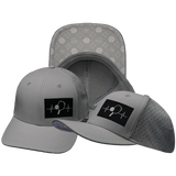 Pickleball Hat, Baseball Hat Fit, Snapback Hat, Light Gray, Mens Hat, Womens Hat, Main Picture 