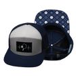 Pickleball hat, Flat Bill, Snapback hat, Navy, Gray, White, Mens Hat, Womens Hat, Main Picture