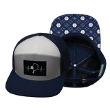 Pickleball hat, Flat Bill, Snapback hat, Navy, Gray, White, Mens Hat, Womens Hat, Main Picture