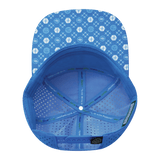 Pickleball Hat, Flat Bill, Snapback Hat, Neon Blue, White, Neon Peach, Mens Hat, Womens Hat, Underbill Picture 