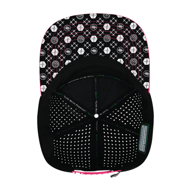 Pickleball Hat, Flat Bill, Snapback Hat, Neon Pink,  White, Neon Blue Green, Black, Mens Hat, Womens Hat, Underbill Picture 