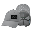 Pickleball Hat, Low Profile, Ponytail, Snapback Hat, Gray, Mens Hat, Womens Hat, Main Picture