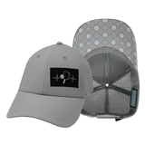 Pickleball Hat, Low Profile, Ponytail, Snapback Hat, Gray, Mens Hat, Womens Hat, Main Picture