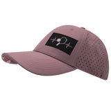 Pickleball Hat, Low Profile, Ponytail, Snapback Hat, Lavender, Mens Hat, Womens Hat, Side Picture 