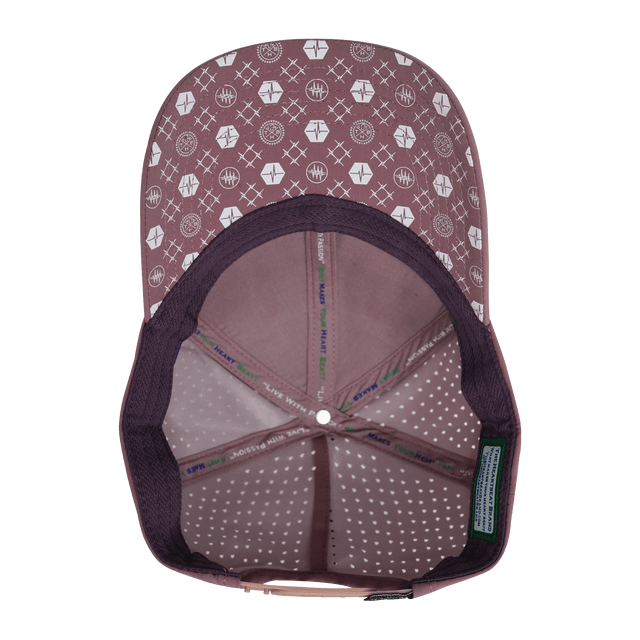 Pickleball Hat, Low Profile, Ponytail, Snapback Hat, Lavender, Mens Hat, Womens Hat, Underbill Picture 